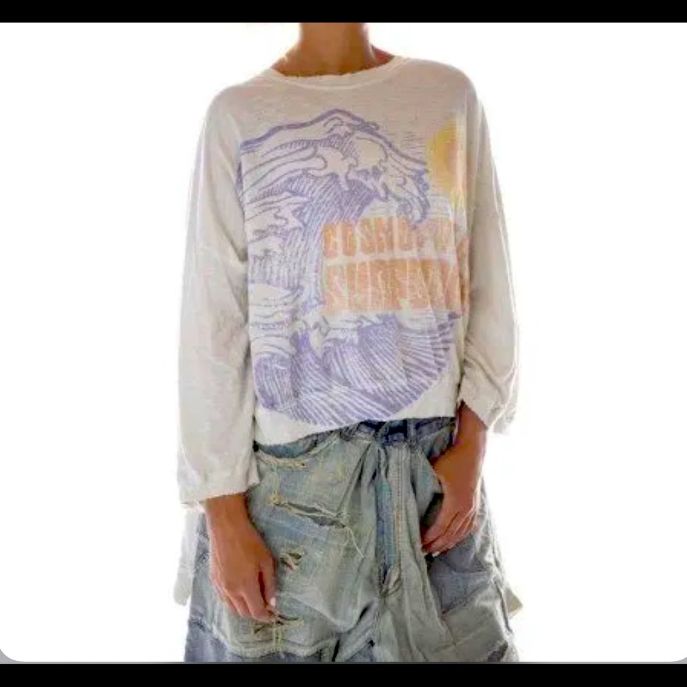 Hi low t-shirt Magnolia Pearl